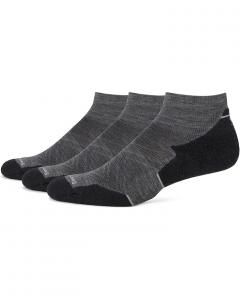 Носки Smartwool Run Targeted Cushion Ankle Socks 3-Pack, цвет Medium Gray