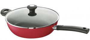Сковорода Schulte Ufer, 28 см, антрацит/красный