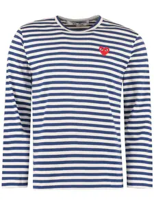 Футболка с логотипом Comme Des Garçons Play, синий