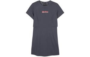 Женское платье с короткими рукавами Skechers, серый