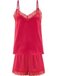 Erwin Müller Атласные шорты красного цвета