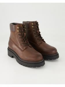 Коричневые ботильоны на шнуровке Zahira