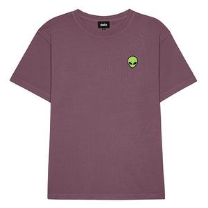 Мужская футболка midweight garment dye alien Dalix, Plum