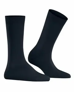 Обычный хлопковый носок Burlington, темно-синий