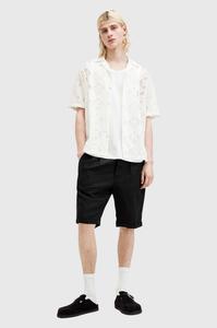 Льняные шорты ORA TALLIS AllSaints, черный