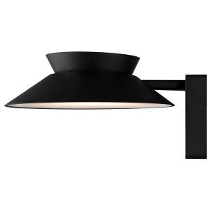 Солнечный настенный светильник Nordlux Justina, черный