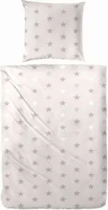 Постельное белье Hahn Edelflanell Stars Natural 155x220 см + 80x80 см