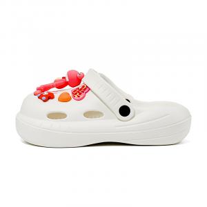 OUBT Розовые кроксы Frogman с 3D-эффектом для женщин белые