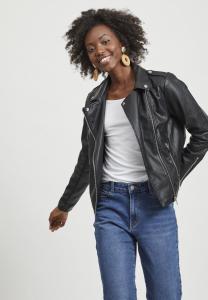 Куртка из искусственной кожи VILA, черный