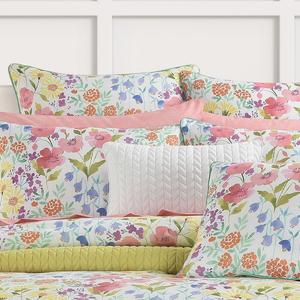 Комплект из европейского одеяла и накидок Five Queens Court Josie, синий