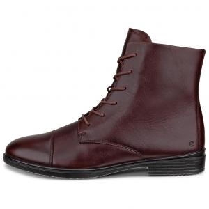 Ecco Женские короткие ботинки Touch 15 Martin Boot 15 см, бордового цвета
