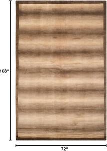 Ковер SAFAVIEH, 183 x 275 см, Tibetan Collection, Assorted, ручной работы Modern Silk & Wool, идеально для помещений с высокой проходимостью в гостиной, спальне (TB374C)