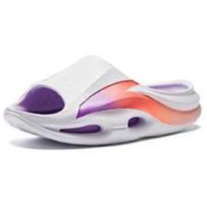 Шлепанцы мужские Чисто-белый / Полулетний фиолетовый / Алый оранжевый Anta