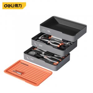 Многофункциональный ящик для инструментов для ремонта Deli T-BOX, набор электрика для электродрели H1001-ADE