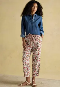 Брюки прямого кроя с поясом на завязках Joules, Multi