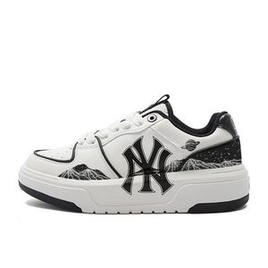 Скейтбордические кеды Chunky Liner унисекс с низким верхом, черный/белый Mlb