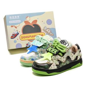 Anime story Высокие дышащие нескользящие низкие скейтбордские кроссовки унисекс Purple Rice Powder, цвет Purple Rice Powder