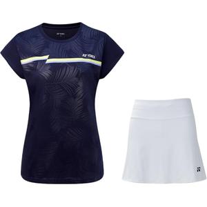 YONEX Повседневный костюм для женщин Navy Blue топ+White низ