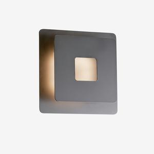 Светодиодная настенная лампа Fischer & Honsel, 18x18 см, черный