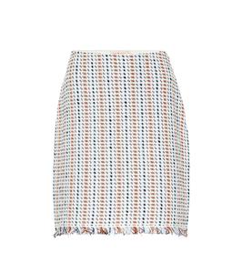 Юбка Hollis из смеси льна и хлопка Tory Burch, New Ivory