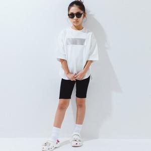Канеко Ая/Футболка оверсайз и велосипедные штаны в комплекте Branshes, цвет Off White