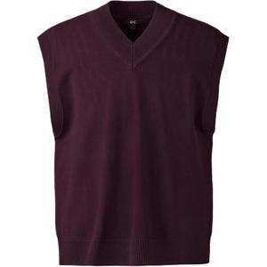 Футболка-майка мужская burgundy UNIQLO, бордовый