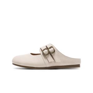 EBLAN Закрытые тапочки женские бежевые, цвет Beige