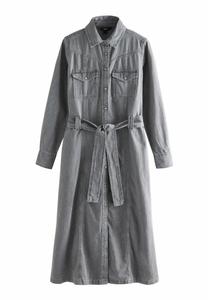 Платье Next Denim dress, Grey