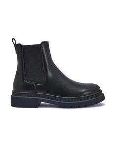 Ботильоны челси SEQWL на блочном каблуке, черного цвета