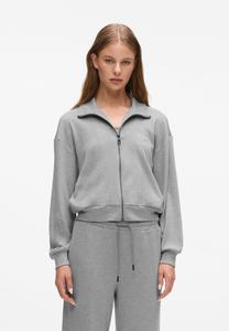 Пижамный топ KARL LAGERFELD SIGNATURE ZIP-UP, Medium Grey Melange/Grey