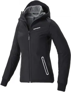 Женская мотоциклетная куртка SPIDI Armor Lady с светоотражающими зонами для безопасности в темное время суток, ветрозащитная, со съемными защитными элементами, schwarz / weiß