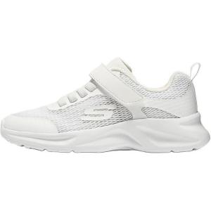 Износостойкие дышащие низкие повседневные кроссовки для детей Skechers Kids, белый