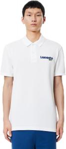 Lacoste мужская поло Regular Fit из махровой ткани, White