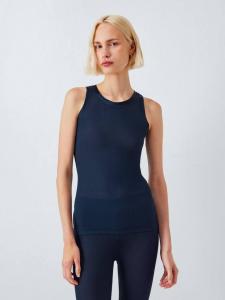 Рифленый термобелье из шелка John Lewis, Dark Sapphire