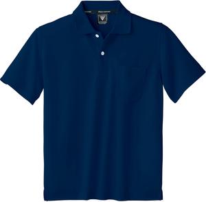 Футболка-поло с коротким рукавом XEBEC 6030 10 Con SS, темно-синий