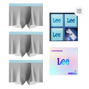Классические трусы 101 для мужчин, набор из 3 штук Lee, серый