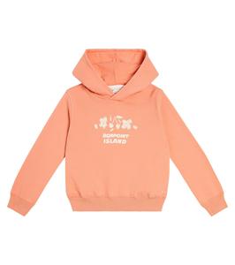 Худи tita из хлопкового джерси Bonpoint, апельсин