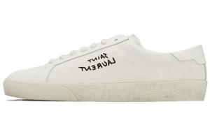 Saint Laurent Court Classic SL-06 Кремовый