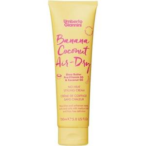 Umberto Giannini Banana Coconut Air Dry Cream 150 мл - крем для локонов с дополнительной термозащитой до 230c