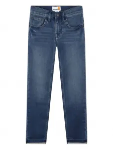 Джинсы с манжетами Timberland Kids, синий