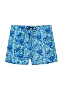 Плавки-Шорты с эластичным поясом и шнурком Hom, синий