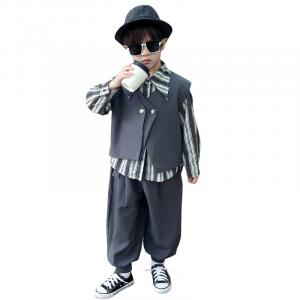 Детская повседневная спортивная одежда с лацканами EASTERN CAMEL, three-piece set