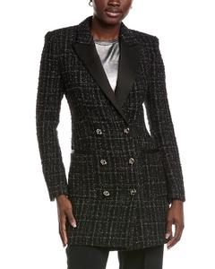 Хьюго Босс пиджак из шерстяной смеси Hugo Boss, черный