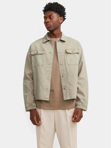 Джинсовая куртка свободного кроя Jack&Jones, бежевый
