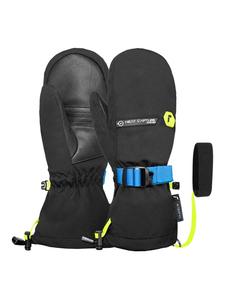 Reusch Варежки Karl R-TEX XT Junior Mitten, цвет 7002 черный/ярко-синий/желтый