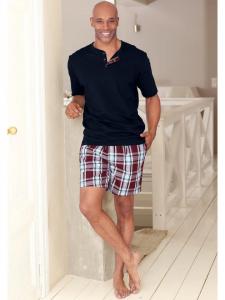 Пижама H.I.S, цвет marine-bordeaux