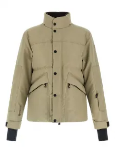 Стеганая куртка с капюшоном Elfin Moncler Grenoble, бежевый