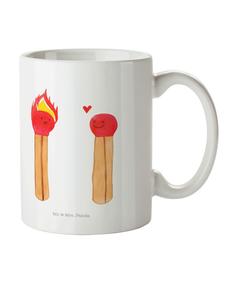 Детская кружка с рисунком спичек, без слов, белого цвета Mr. & Mrs. Panda