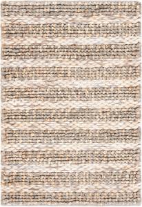 Ковер SAFAVIEH, 153 x 244 см, Natural Fiber Collection, Sage/Bleach, геометрический рисунок, идеален для помещений с высокой проходимостью в гостиной, спальне, столовой (NFB779W)