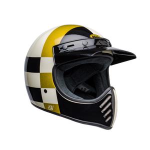 Полнолицевой шлем без сертификации из композитного волокна для мотоциклетных поездок BELL, черный